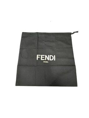 Fendi Black Drawstring Dust Bag 12” X 12” For Accessories & Storage